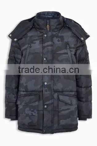 2017 Warm Windbreakers for Boys Thick Winter Padded Jacket Kids Children photo-2