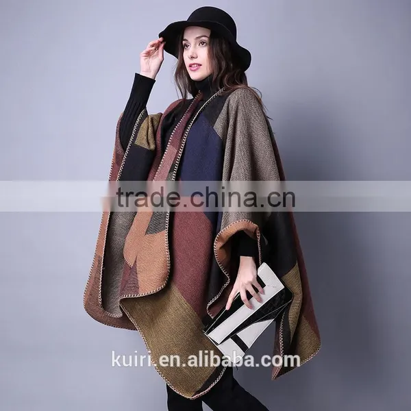 2017 New Style High Quality Classic Big Plaid Cashmere Scarf Women Grid Silk Scarf Lady Soft Shawl photo-6