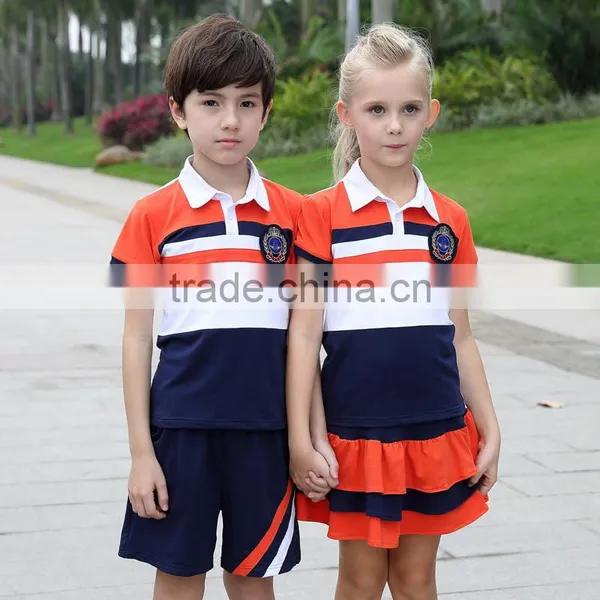 Professional School Supplies Bulk Customized Colors Fashion Kids Sport Wear for Kindergarten Primary School Uniform photo-2