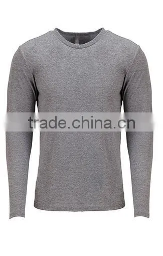 Next Level Apparel Men's Tri-Blend Long Sleeve Tee - Made From 50% Polyester, 25% Cotton and 25% Rayon. photo-2
