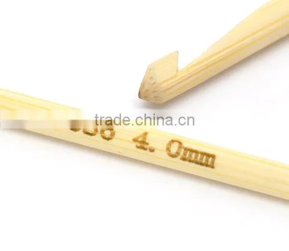 Wholesale Bamboo Crochet Hooks( US Size 6/4mm ) 15cm photo-3