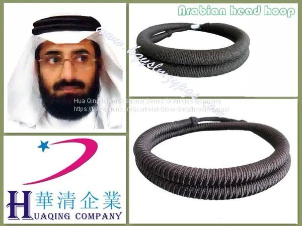 Arabian Yashmagh,agal / Arabian Head Hoop / Arabian Agal / Arab Turban + Head Hoop / Arabian Wool Head Hoop