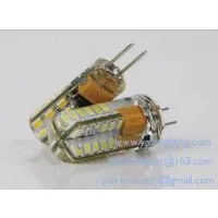 G4 LED лампа, 1Вт SMD лампочка, внутреннее освещение под шкафом, 12В кремний теплого белого и холодного белого света, 2-штырьковые 360-градусные лампы