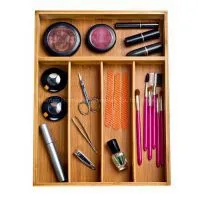 Bamboo Cutlery Tray Holder Organizer/Homex_FSC & BSCI photo-3