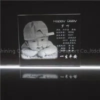 3D Glass Plaque