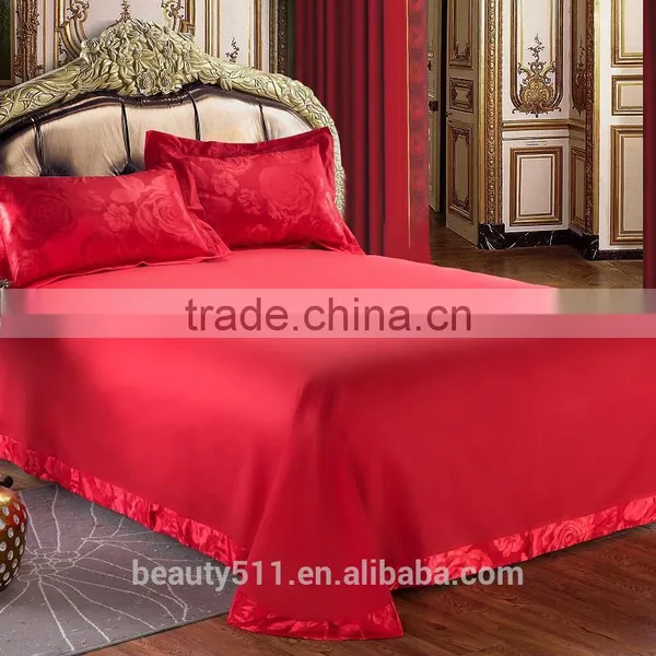 High Quality Cotton Bed Sheets 100% Polyester Bed Sheet BS467 photo-3