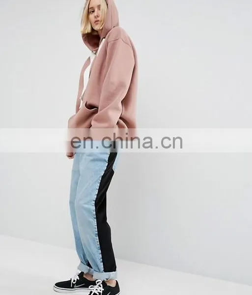 Custom Wholesale Blank Pullover Nude Oversized Hoodie For Women photo-3