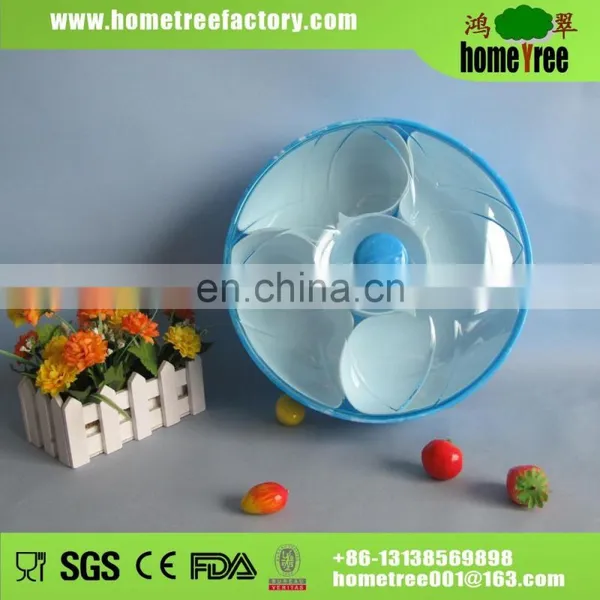 Novelty Fan Shape Two Layers L Candy Plastic Container photo-2