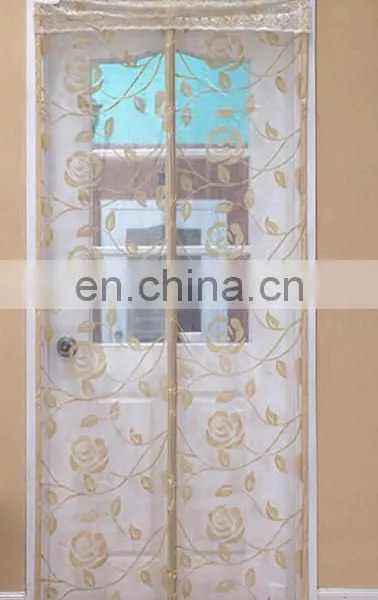 Flocking of Magnetic Soft Netting Fabric Ployster Mosquito Net For Home Decoration photo-5