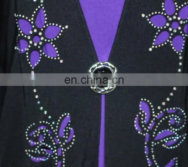 Wholesale Dubai Butterfly Cotton Abaya photo-2
