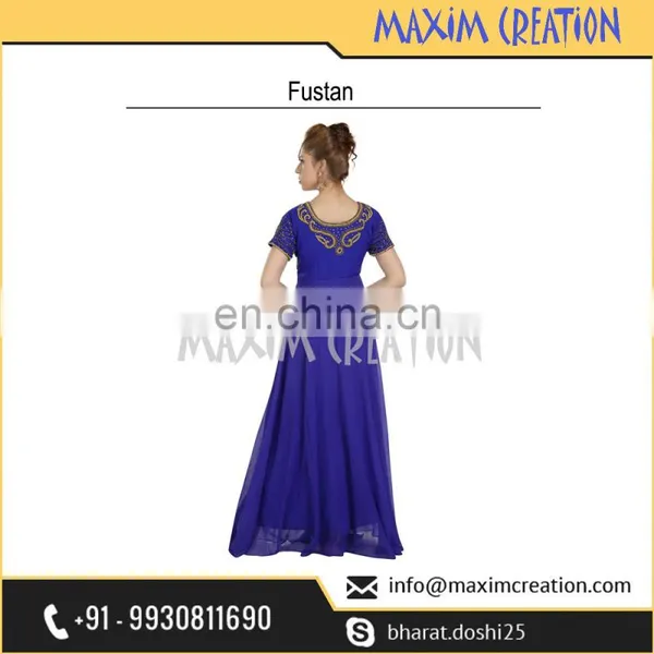 Modern Party Wear Fustan For Arabian Ladies With Exclusive Design By Maxim Creation 6559 photo-5