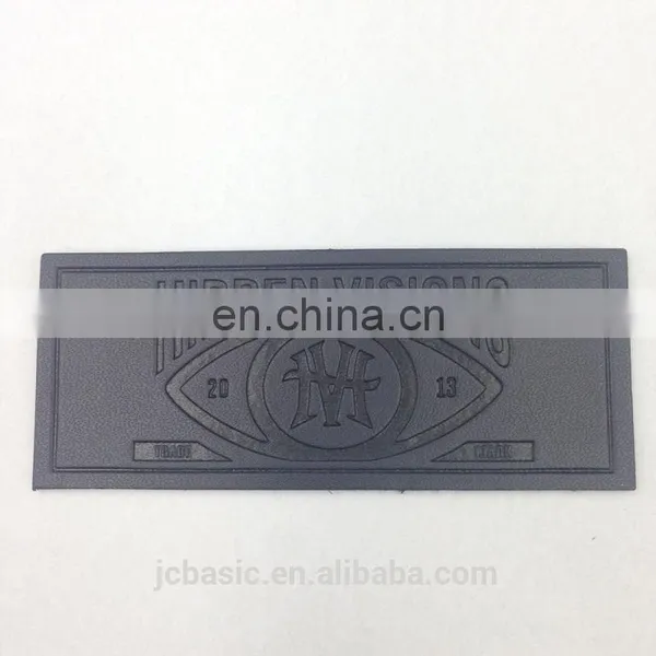 Custom Embossed Real Leather Patch/fake Leather Patch/TPU Leather Label for Shoes photo-6