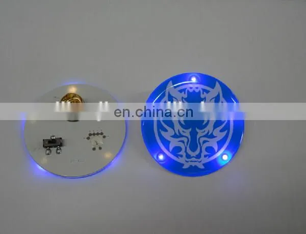 Free Design Custom Christmas Gifts Customer Logo Led Badge