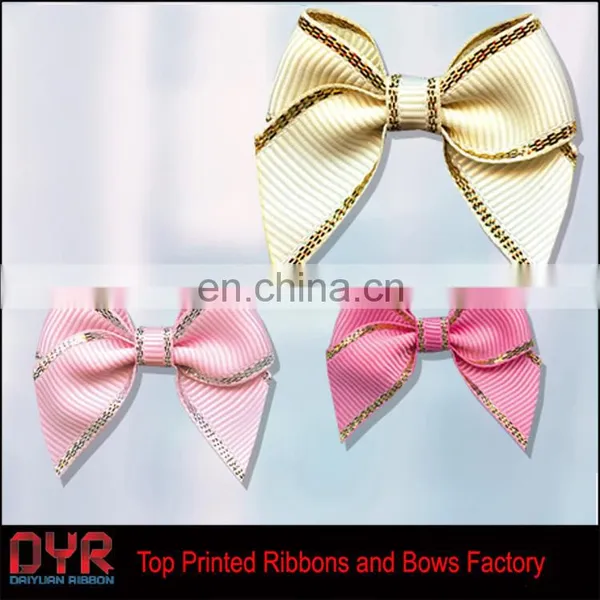 Wholesale Gold Purl Ribbon Bows for Garments With Good Price