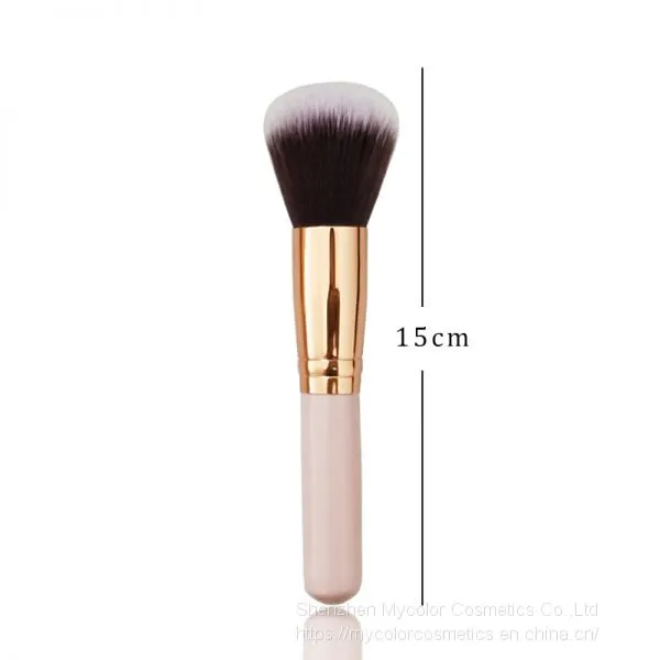 New High Quality Customized Portable Makeup Brush Powder Brush Foundation Brush OEM Blush Brush photo-3