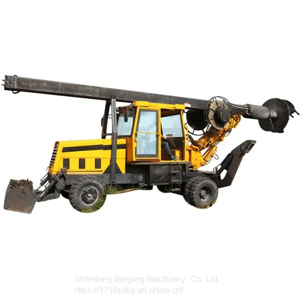 Wheel rotary high efficiency and high quality drilling rigs