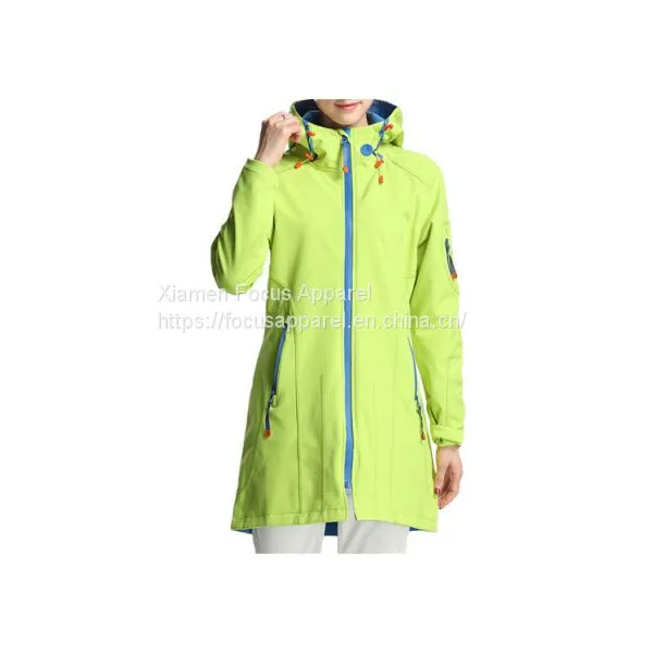 Waterproof Hiking Camping Long Sleeve Outdoor Gear Rain Jacket With Hoodies for Women photo-4