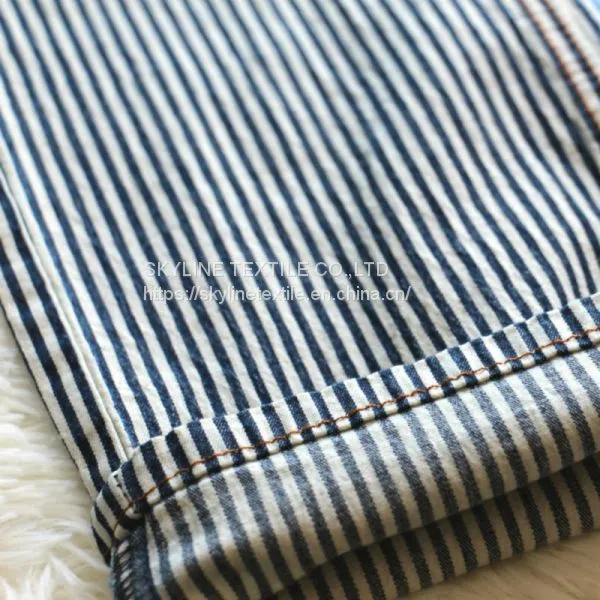 Light Weight Cotton Spandex Stripe Twill Light Weight Stripe Twill Supplier Soft Handfeel Stripe Twill photo-2