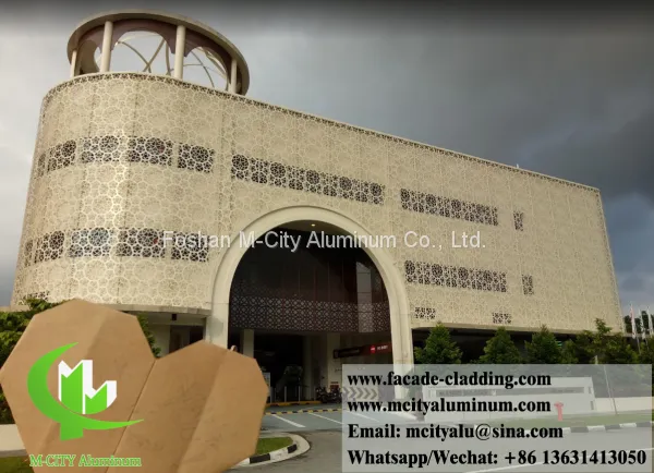 External Perforated Metal Facades for Mosque Muslim Design photo-2