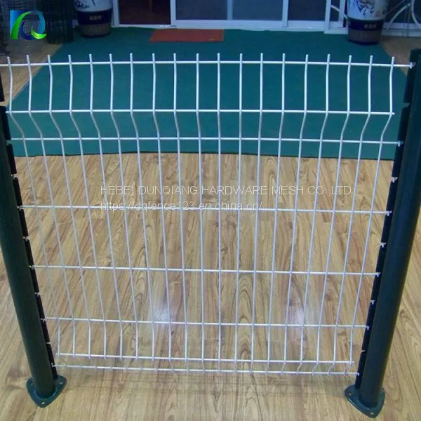 Dark Green 3D Curved Security Welded Wire Fence
