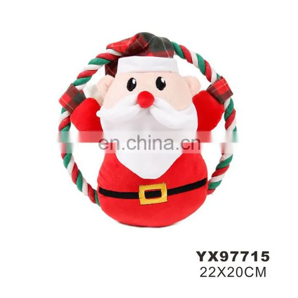 Novelty Muzzle Pet Toy Interactive Dog Rope Toy for Christmas