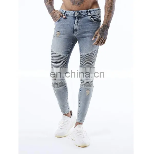 DiZNEW 2019 Welcome Designs Trousers Biker Skinny Jeans Men photo-2