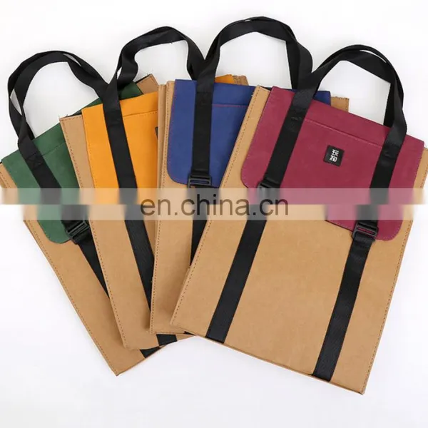 Hot Selling Kraft Paper Travel Bag Outdoor Laptop Bag New Design Backpack photo-3