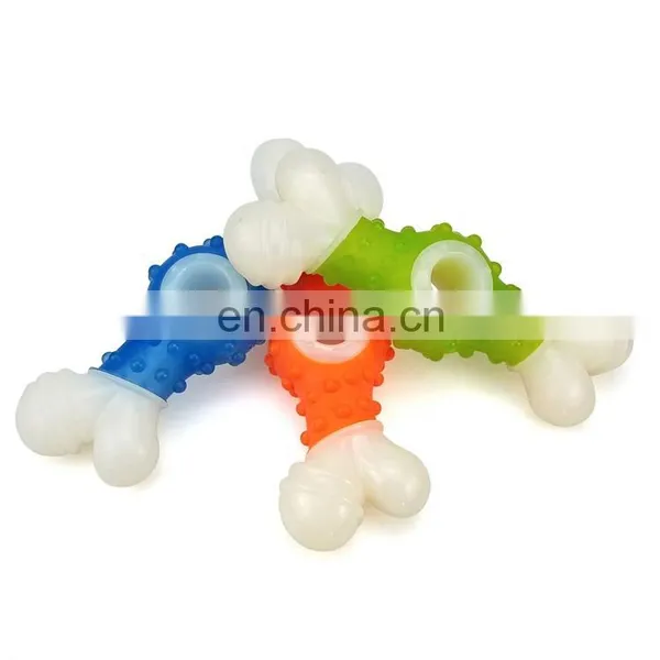 Durable Chew Bone Toy Safe Toy Tough Teeth Cleaning Dog Toy photo-6
