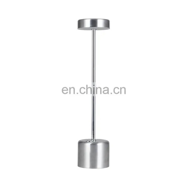 Amazon Modern Luxury Indoor Led Hotel Club Dimmer Touch Usb Rechargeable Table Lamp for Restaurant photo-2