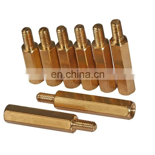 Stainless Steel Stud Single - End Hexagonal Column Connecting Thread Adapter the Male Female Threaded Standoff M5 photo-2