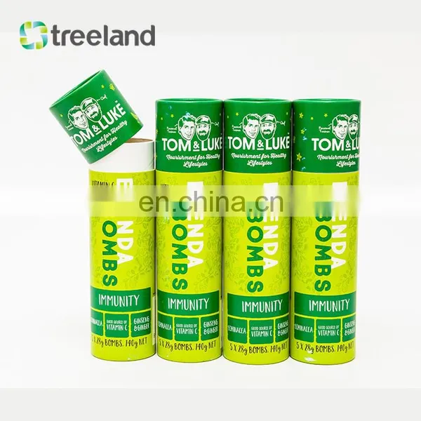 Plastic Free Food Grade Packaging Custom Cylinder Paper Tube Round Cardboard Tube With Custom Print photo-5