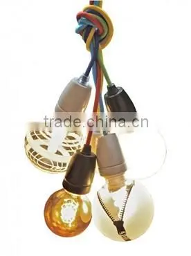 Colorful E27 Porcelain Lamp Holder
