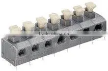 Termin Block Single Deck Screwless PCB Spring Clamp Terminal Block , Pitch 7.62mm 300V 10A