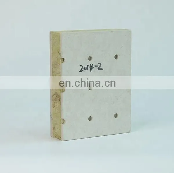 Structural Soundproof Sound Absorption Fireproof Insulated Rock Wool Corrugated Sandwich Panels For Walls photo-2