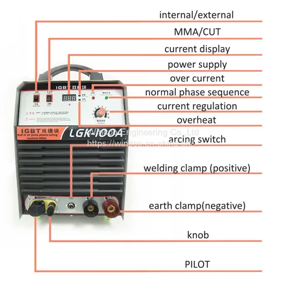 LGK100 Air Plasma Welders Plasma Cutter Inverter Passed CE photo-5