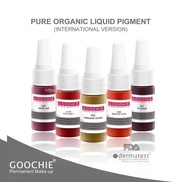 GOOCHIE Tattoo Liquid Pigment Permanent Makeup Ink For PMU Tattoo Permanent