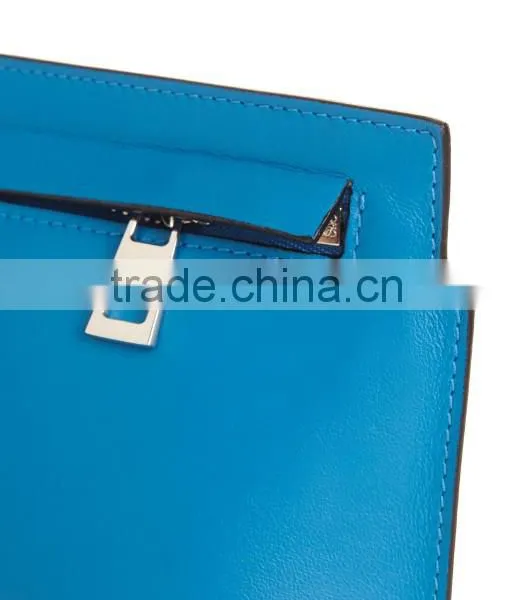 Wristlet Strap Small Genuine Leather Hand Bag Summer Colorful Long Cheap Leather Clutch Wallet 2016 photo-4