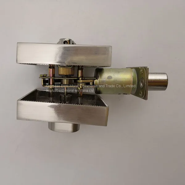 Grade 3 Residential Use Tubular Satin Nickel Square Rosette Deadbolt Door Lock photo-3