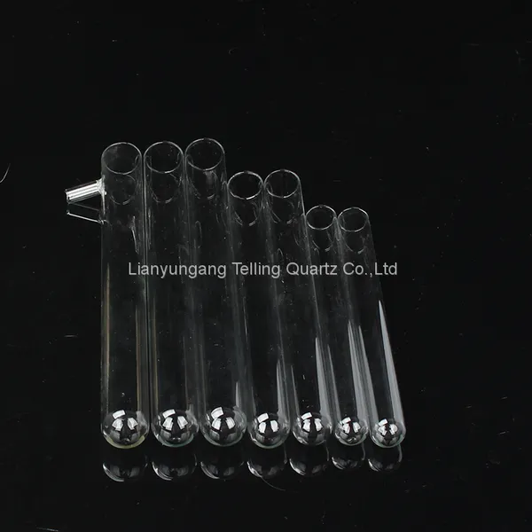 High Purity Quartz Glass Test Tubes for Laboratory Round Bottom Quartz Glass Test Tube photo-2