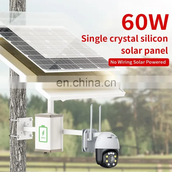 HD 5MP 5X ZOOM Security IP Camera Wireless 3G 4G SIM Card Outdoor PTZ CCTV Surveillance Cam 60W 30AH Battery Solar Panel CamHi photo-3