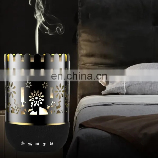 Household Portable Smart Diffuser Humidifier Led Color Meditation Wireless Music Speaker photo-5