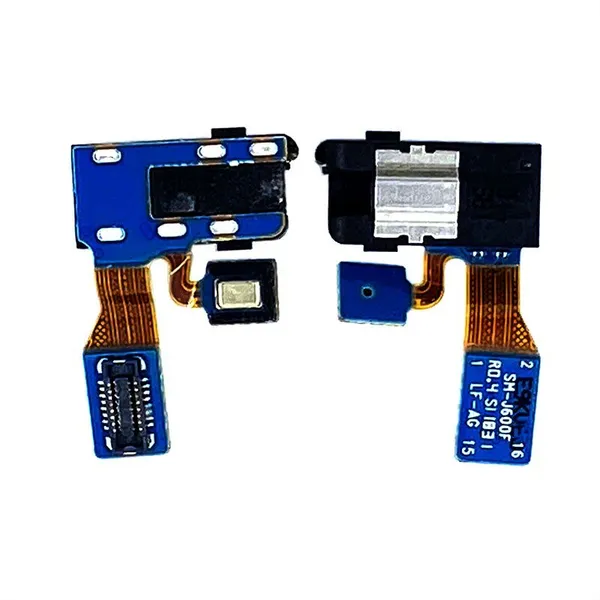 Mobile Phone Flex Cables For Samsung J6 2018 J600F Earphone Jack Microphone Mic Cell Phone Spare Parts photo-3