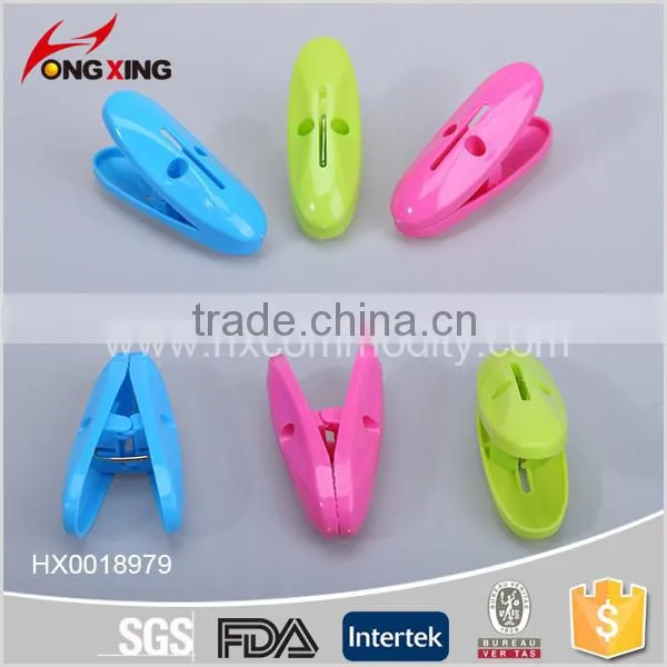 Laundry Accessories 18 Pcs Plastic Colored Spring Clothespins photo-2