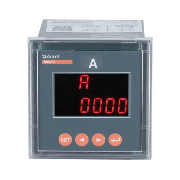 Acrel AMC72-AI/C With RS485 Communication LED Display Single Phase Ammeter Panel Mounted photo-3