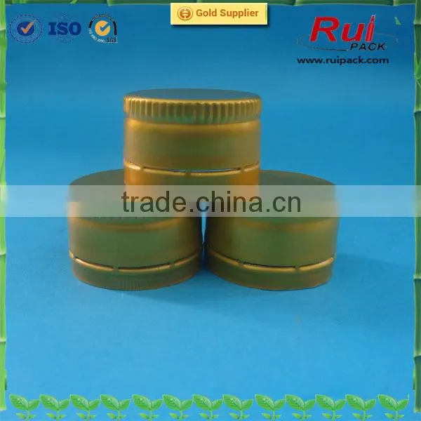 Hot Sale Wine Bottle Cap Aluminum Screw Cap for Whisky Wine Vodka Golden Aluminum ROPP Cap for Beer IN STOCK photo-2