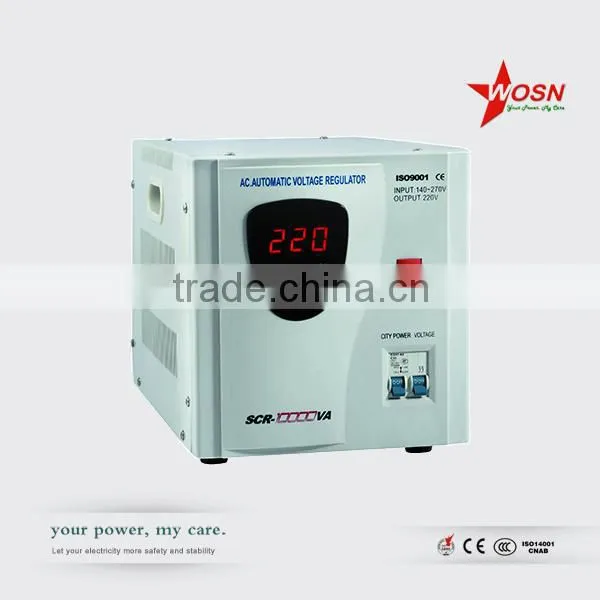 Electron Rrelay Type Single Phase Digital Display SCR-10000VA Relay Control Automatic Voltage Regulator