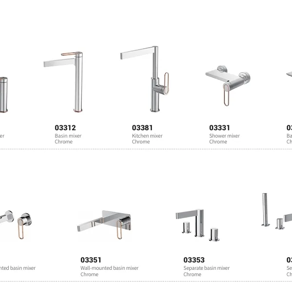 Pull-out Design Dual Control of Cold and Hot Water Multiple Water Outlet Modes High-quality Durable Material Basin/Kitchen Mixer Series photo-2