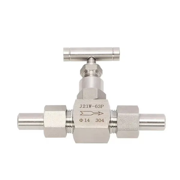 J13W Internal Thread Stainless Steel Globe Valve Needle Valve Thread High Pressure Valve Pressure Gauge Needle Valve photo-2