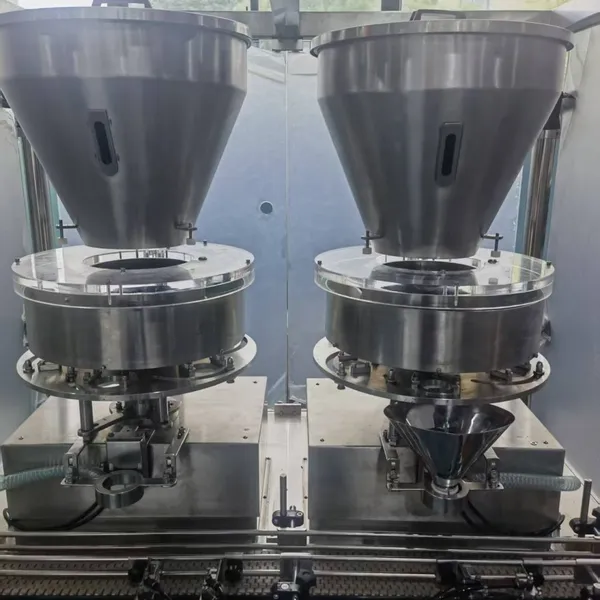 BPK-150S Automatic Filling Machine (2 Heads) Frequency Converter Control for Granule Packaging Line