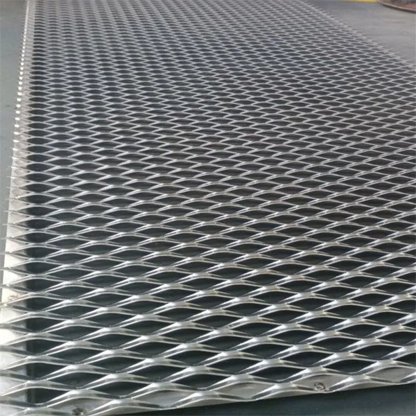 Aluminum Facade Expanded Metal Mesh for Trailer Flooring & Diamond Grille Fence Panels photo-4
